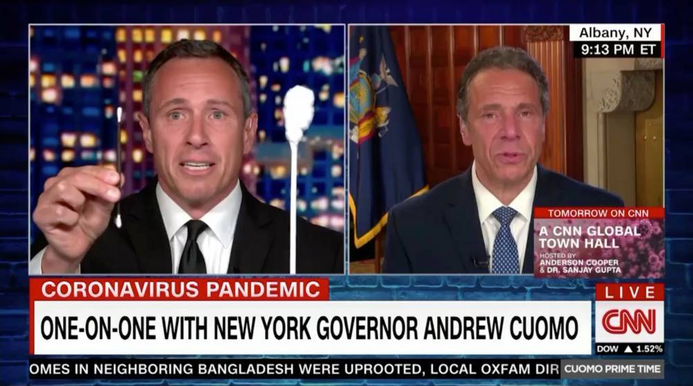 Andrew Cuomo - Chris Cuomo - Chris Cuomo Questions Brother Andrew Cuomo About ‘#Schnozgate’ In Hilarious New Interview - etcanada.com - New York