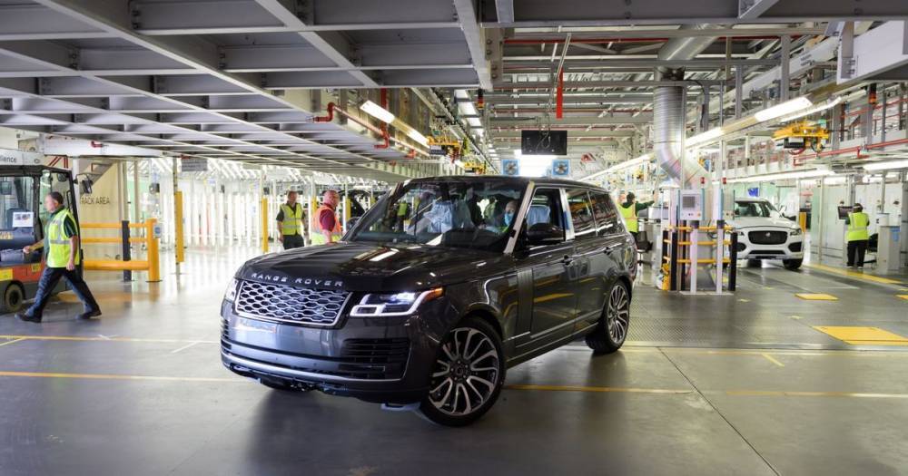 Cars start to roll off the Jaguar Land Rover production lines - dailyrecord.co.uk - Britain
