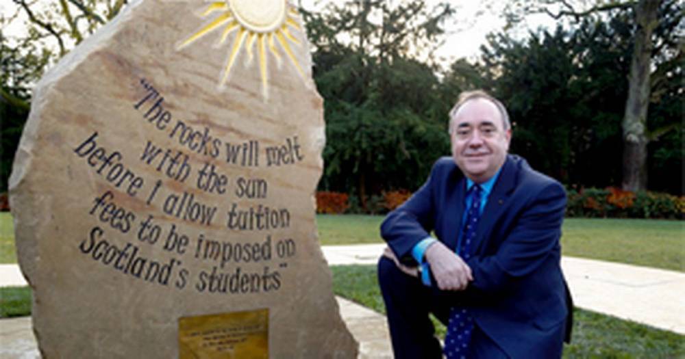 Alex Salmond - Student leader backs University over removal of Alex Salmond stone - dailyrecord.co.uk - Scotland