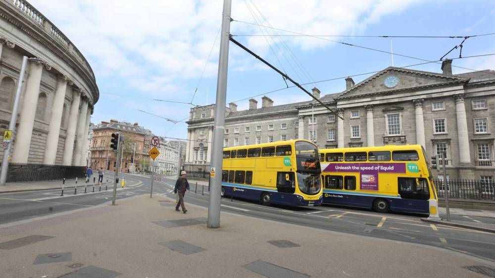 Pedestrians, cyclists, buses prioritised in Dublin's 'return to work' plan - rte.ie - Ireland - city Dublin