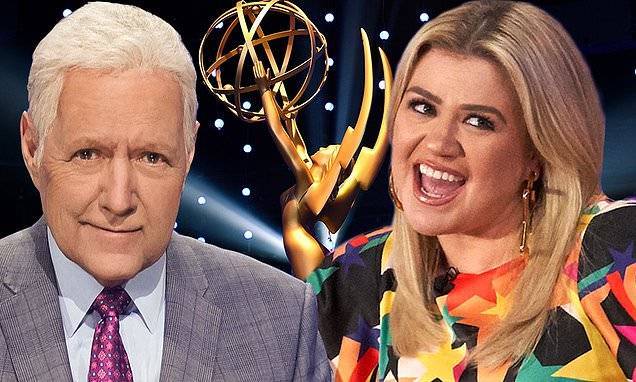 Kelly Clarkson - Marie Osmond - Sheryl Underwood - Carrie Ann Inaba - Alex Trebek - Kelly Clarkson picks up two Daytime Emmy nods as the 2020 nominees are announced - dailymail.co.uk