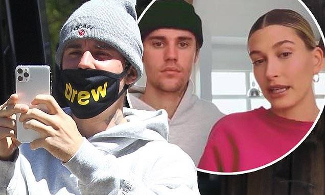 Justin Bieber - Kendall Jenner - Justin Bieber is seen in Los Angeles upon return from Canada - dailymail.co.uk - Usa - Los Angeles - Canada - city Los Angeles
