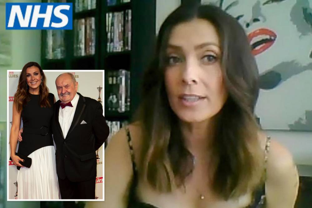 Kym Marsh thanks the NHS for saving her dad, son David, 24, and daughter Polly, 9 by joining pub quiz to raise £500K - thesun.co.uk