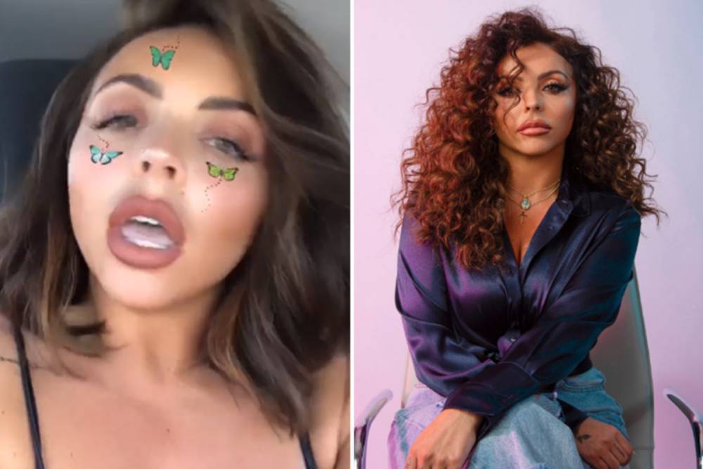 Odd I (I) - Jesy Nelson pouts in busty video as she reveals she wanted to cancel documentary as she was ‘so scared’ about backlash - thesun.co.uk