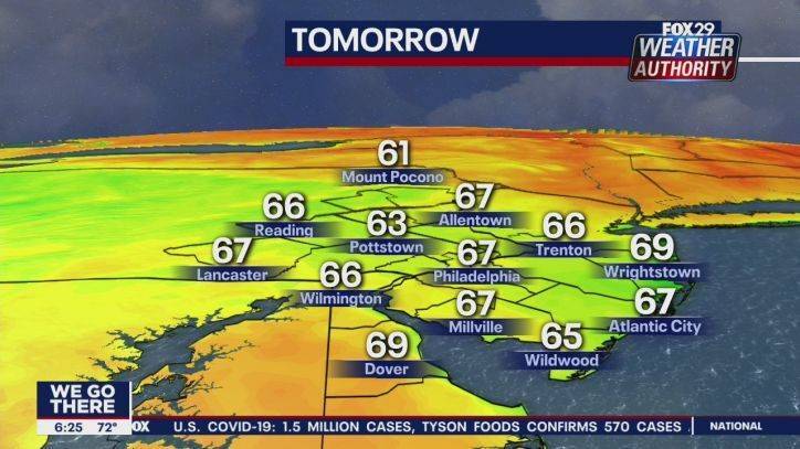 Kathy Orr - Weather Authority: Clouds, showers ahead Friday - fox29.com