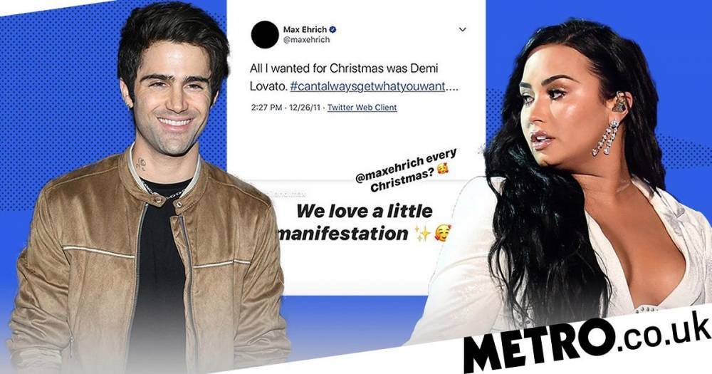 Max Ehrich - Demi Lovato - Demi Lovato’s boyfriend Max Ehrich asked the universe for her back in 2011 and it definitely delivered - metro.co.uk