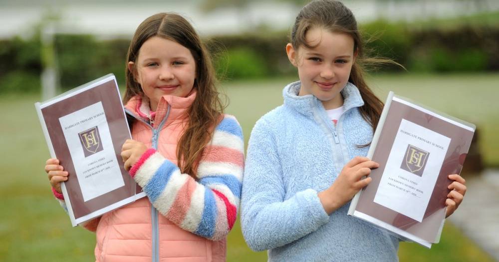 Hardgate Primary sisters compile special book of memories during coronavirus lockdown - dailyrecord.co.uk