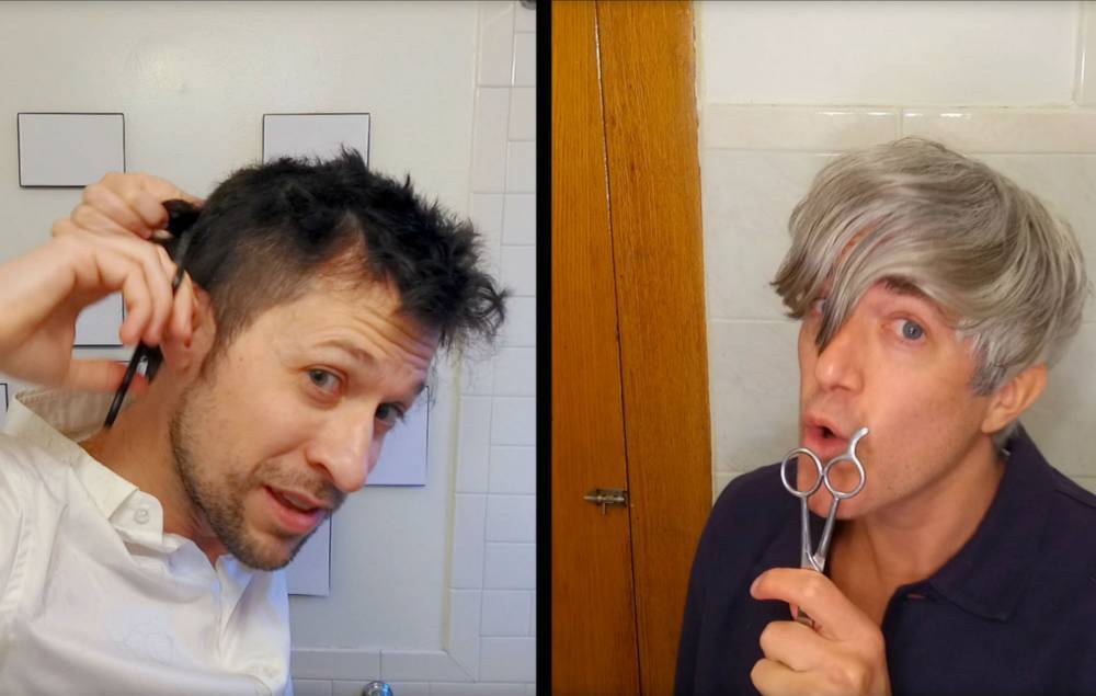 Watch We Are Scientists give themselves DIY haircuts in ‘I Cut My Own Hair’ video - nme.com