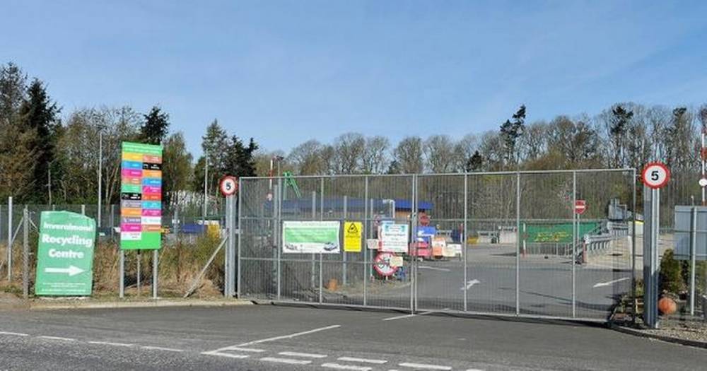 Perth and Kinross residents asked to be patient over reopening of recycling centres - dailyrecord.co.uk