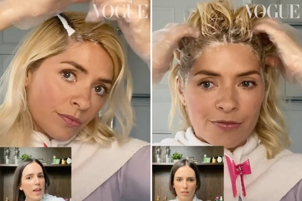 Holly Willoughby - Holly Willoughby dyes her own hair at home as she reveals biggest hair disaster - thesun.co.uk