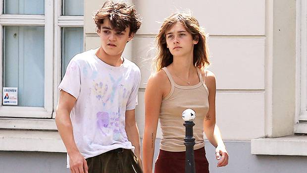 Johnny Depp - Johnny Depp’s Look-Alike Son Jack, 18, Enjoys A Romantic Stroll With GF Camille Jansen In Paris - hollywoodlife.com - France - city Paris