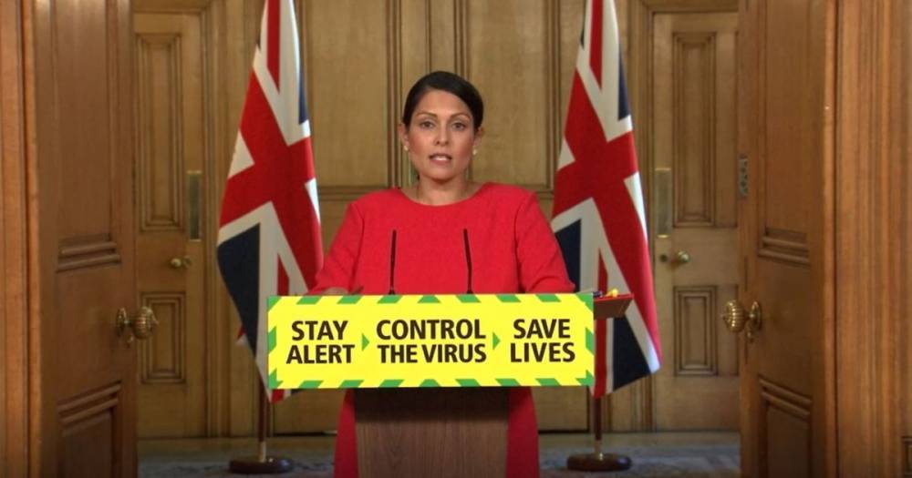 Priti Patel - Brits face £1,000 fine if they break 14-day quarantine – police can spot check - dailystar.co.uk - Britain