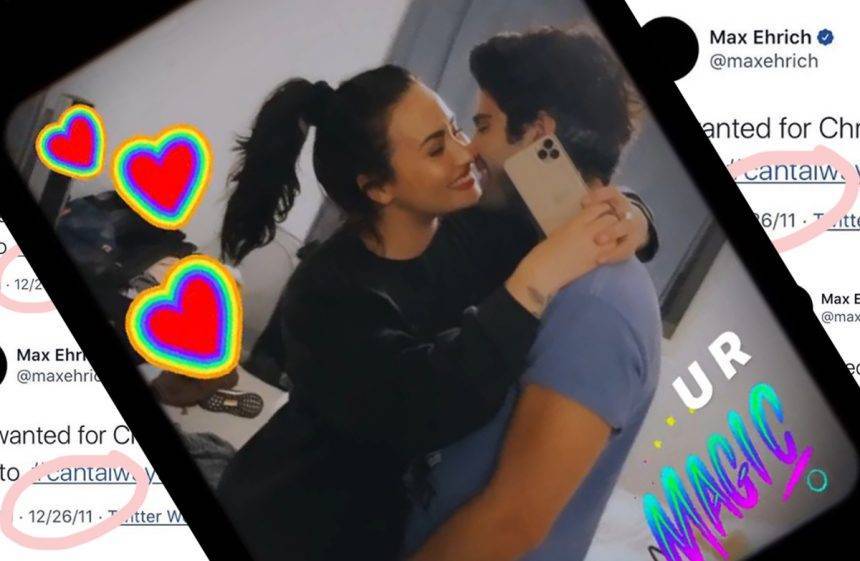 Max Ehrich - Demi Lovato’s Boyfriend Basically Manifested Dating The Singer — See The Unearthed Evidence! - perezhilton.com