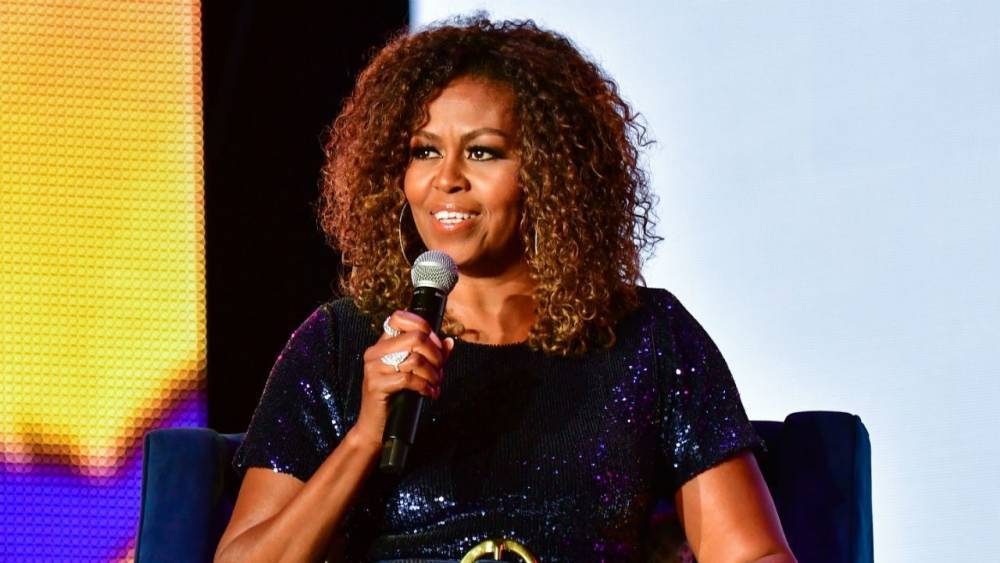 Michelle Obama - Michelle Obama Lifts Students' Spirits in 'MTV Prom-athon' Speech - etonline.com