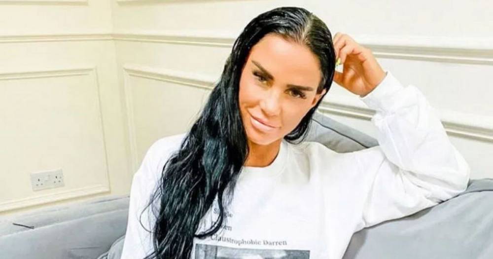 Katie Price - Katie Price celebrates birthday in lockdown with pink fizz, cake and a bottle of whiskey - mirror.co.uk