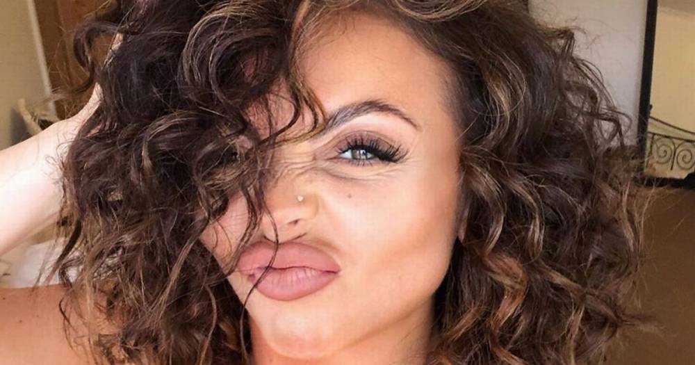 Jesy Nelson sends fans wild after she unveils stunning natural curls in lockdown - mirror.co.uk