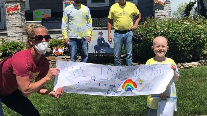 Community hosts parade honoring NJ boy, 5, battling cancer - fox29.com - state New Jersey