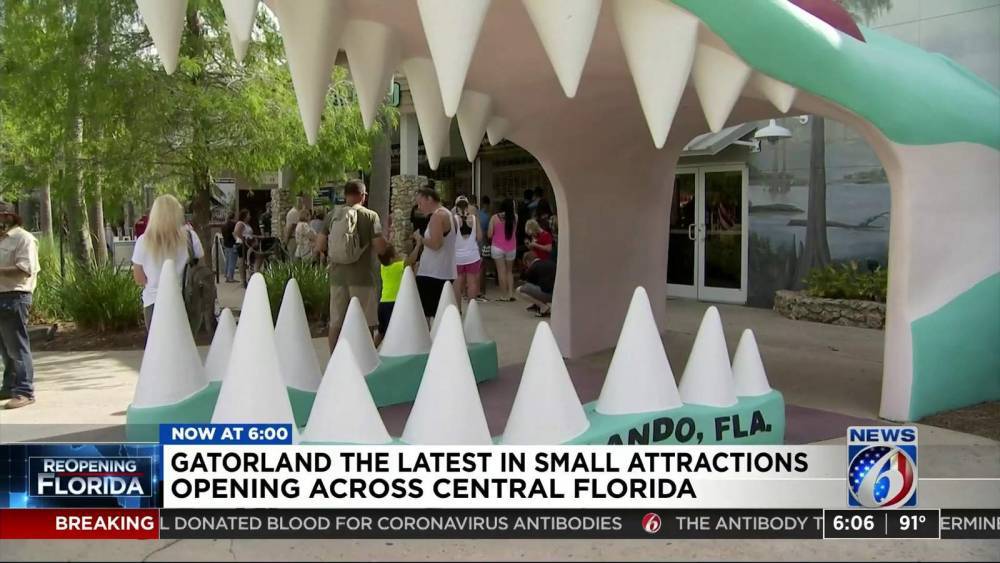 Gatorland reopens after COVID-19 shuts down park for two months - clickorlando.com - state Florida - county Orange