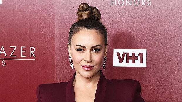 Alyssa Milano - Alyssa Milano Claps Back After Getting Trolled For Crochet Face Mask: ‘It Has A Filter In It’ — Pic - hollywoodlife.com