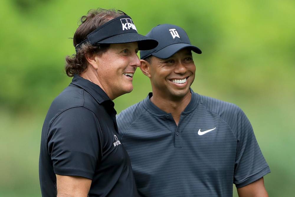 Tom Brady - Phil Mickelson - Tiger Woods - The Match: Champions for Charity - tvguide.com