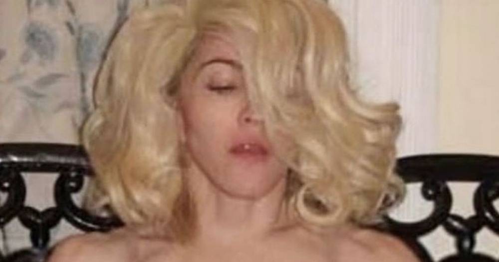 Madonna, 61, strips to nude bra and knickers in seriously raunchy display - dailystar.co.uk