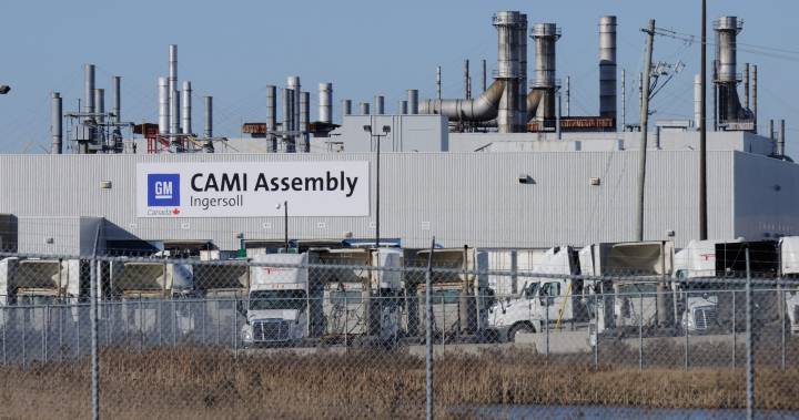 CAMI assembly plant in Ingersoll Ont. to return to full production Monday - globalnews.ca