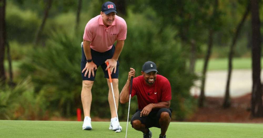 Tom Brady - Phil Mickelson - Tiger Woods - The Match: Tiger and Manning hold off rallying Mickelson and Brady - msn.com - state Florida