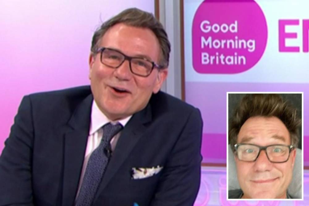Richard Arnold - Richard Arnold wishes partner Stuart happy anniversary as he returns to Good Morning Britain with ‘huge hair’ - thesun.co.uk - Britain