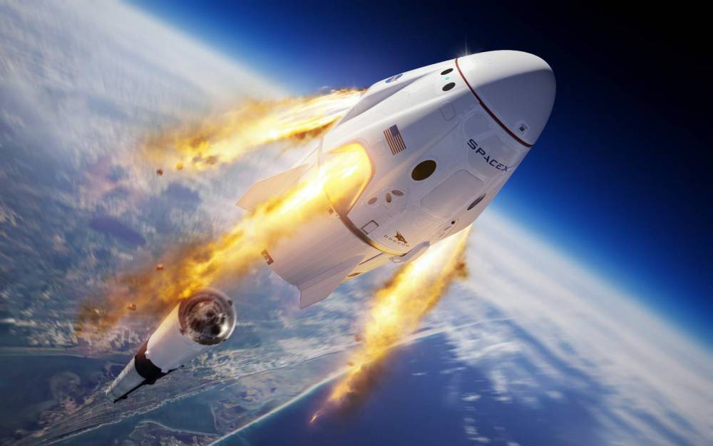 Bob Behnken - Doug Hurley - NASA astronauts go back to the future with capsule launch - clickorlando.com - state Florida
