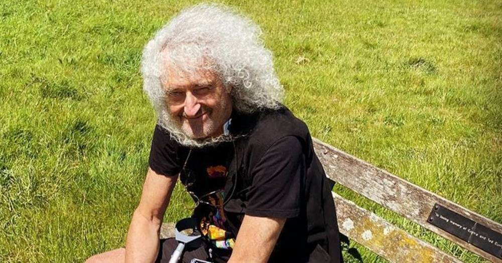 Brian May - Queen's Brian May smiles in first photo since near-fatal heart attack - mirror.co.uk
