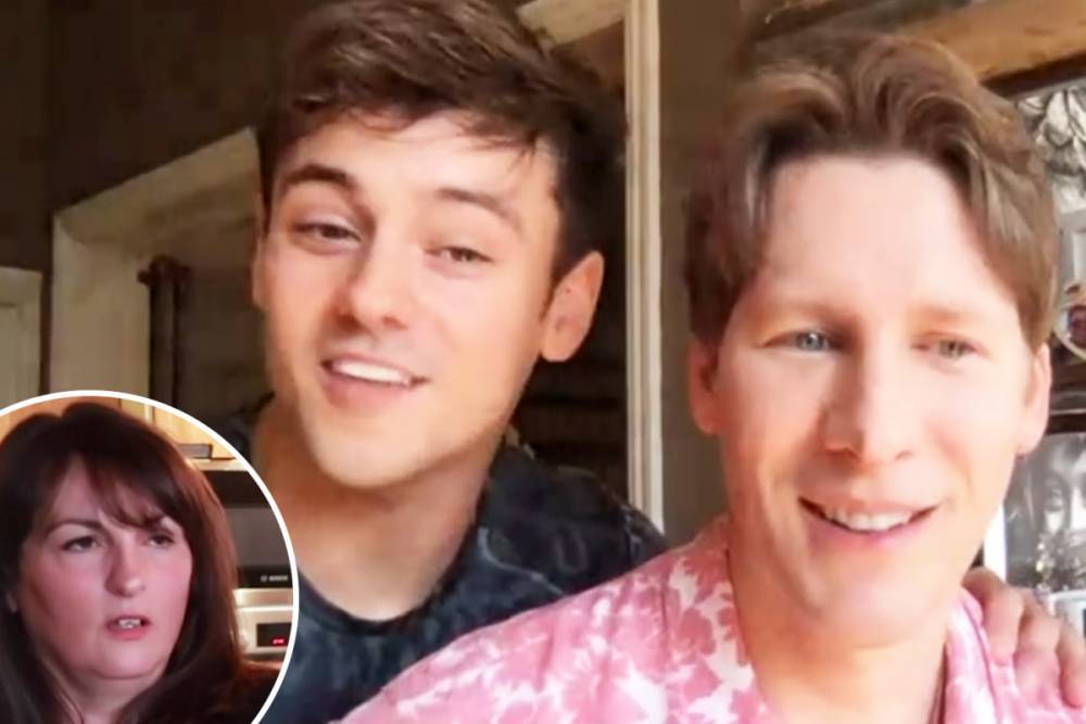 Lorraine Kelly - Tom Daley’s mum has moved in to help look after one-year-old son Robert in lockdown, says husband Dustin Lance Black - thesun.co.uk - Britain