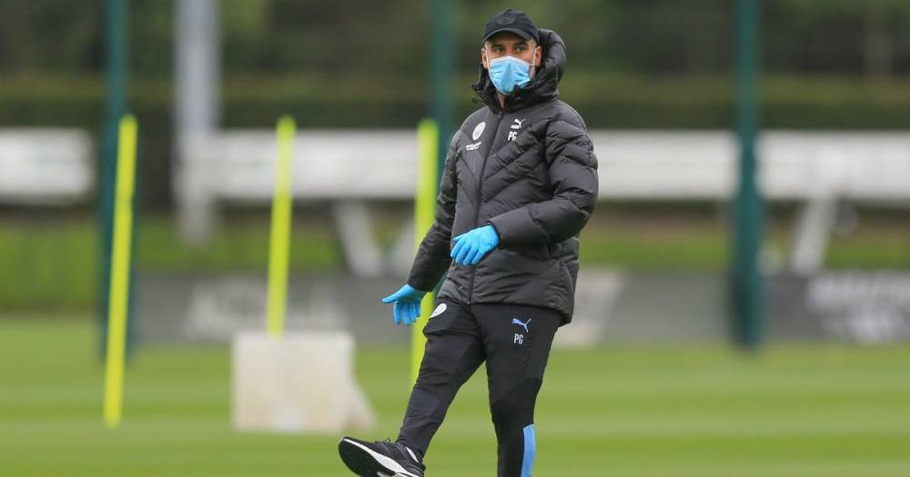 Leroy Sane - Kevin De-Bruyne - Pep Guardiola - John Stones - Benjamin Mendy - Pep Guardiola offers fitness and injury update on Man City players after training resumes - manchestereveningnews.co.uk - city Manchester - city Man