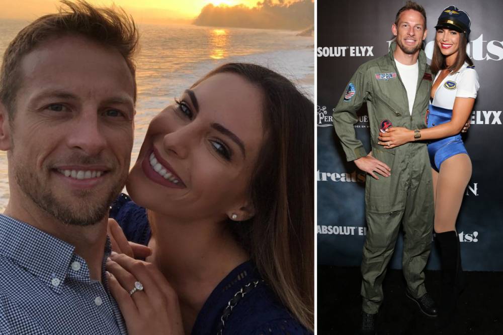 Brittny Ward - Jenson Button, 40, and Brittny Ward, 30, are forced to postpone their wedding for a SECOND time - thesun.co.uk
