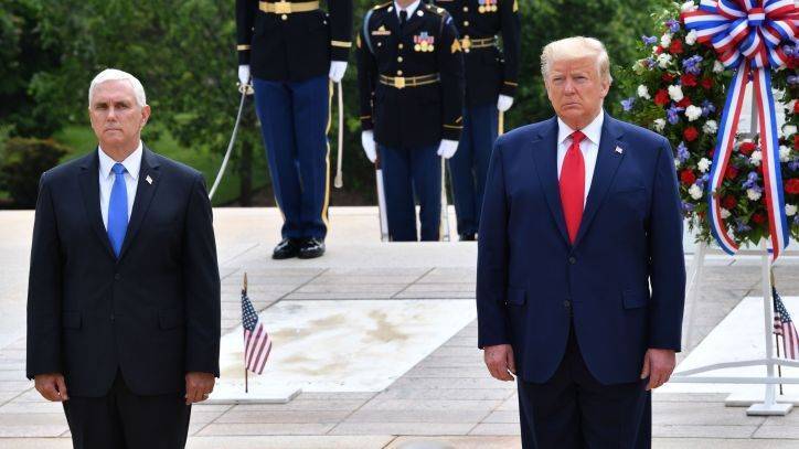Donald Trump - Mike Pence - Trump honors fallen soldiers during Memorial Day events in Maryland and Virginia - fox29.com - Usa - county Day - Washington - state Virginia - state Maryland - city Baltimore