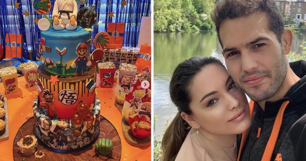 Kelly Brook - Jeremy Parisi - Kelly Brook throws incredible birthday party for boyfriend in lockdown with cartoon cake and disco - ok.co.uk - county Miami