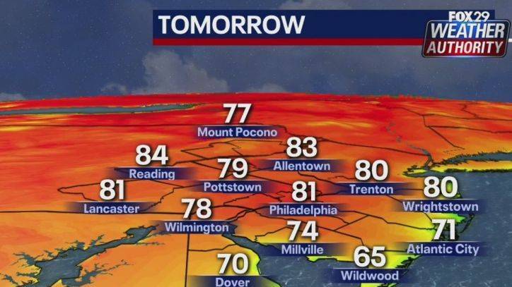 Kathy Orr - Weather Authority Warm Tuesday with mix of sun and clouds - fox29.com
