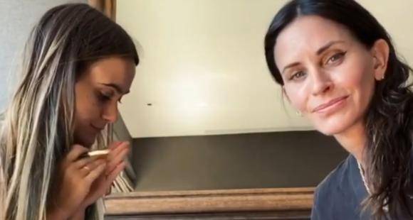 Courteney Cox - Courteney Cox’s 15 year old daughter gives her a makeover amidst quarantine; Watch Video - pinkvilla.com