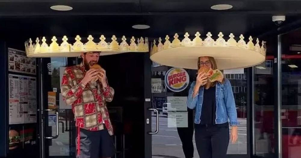 Burger King launches social distancing crowns to make sure customers keep apart - mirror.co.uk - Usa - Germany - Britain