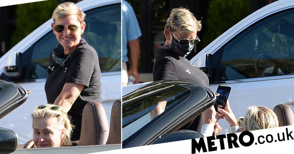 Portia De-Rossi - Ellen DeGeneres ignores seemingly-endless backlash as she has a laugh with wife Portia de Rossi - metro.co.uk - state California - county Santa Barbara