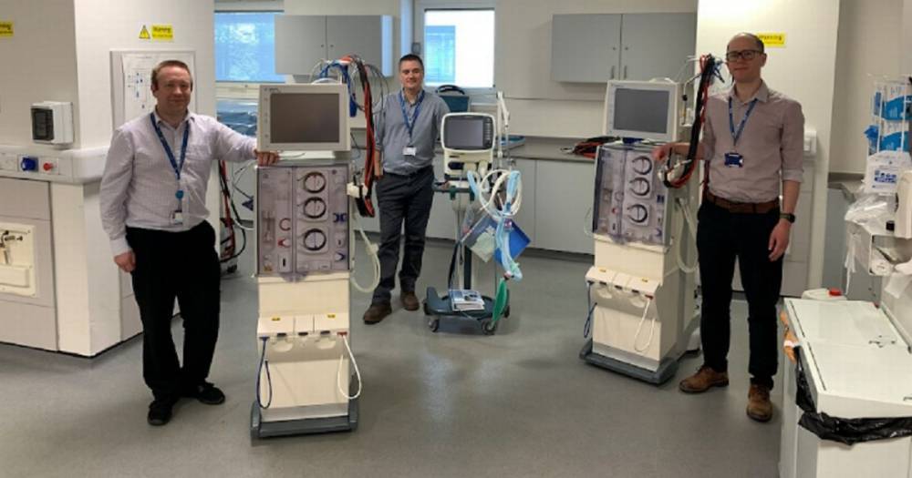 Hospital anaesthetic machines converted to ventilators to battle coronavirus - dailyrecord.co.uk