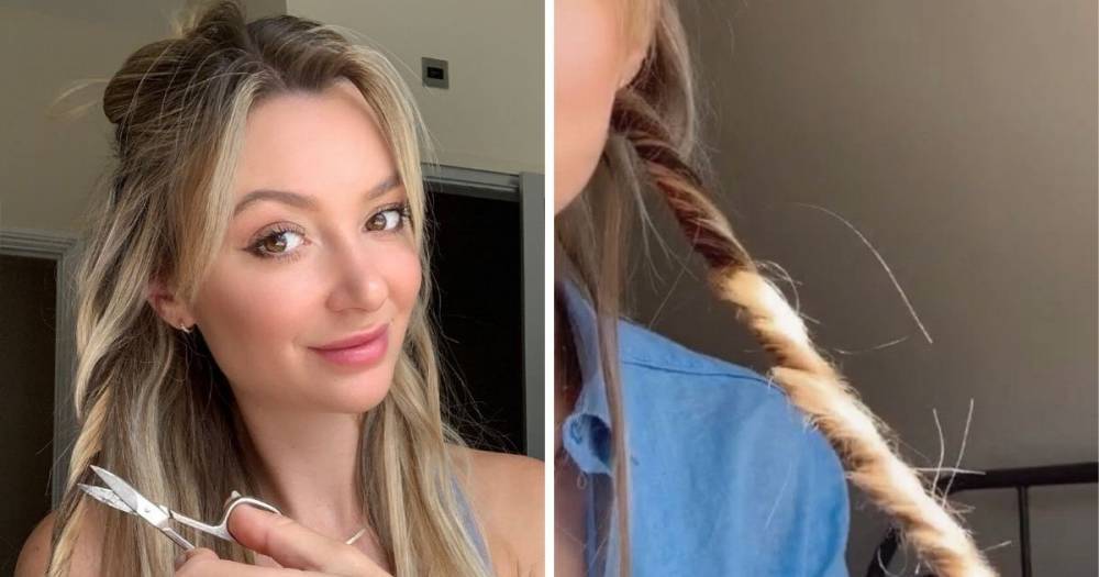 This viral hair hack shows you how to get rid of split ends at home in just seconds - ok.co.uk