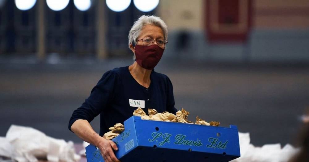UK food banks see demand soar up to 325% during lockdown with many children affected - mirror.co.uk - Britain - city Sheffield