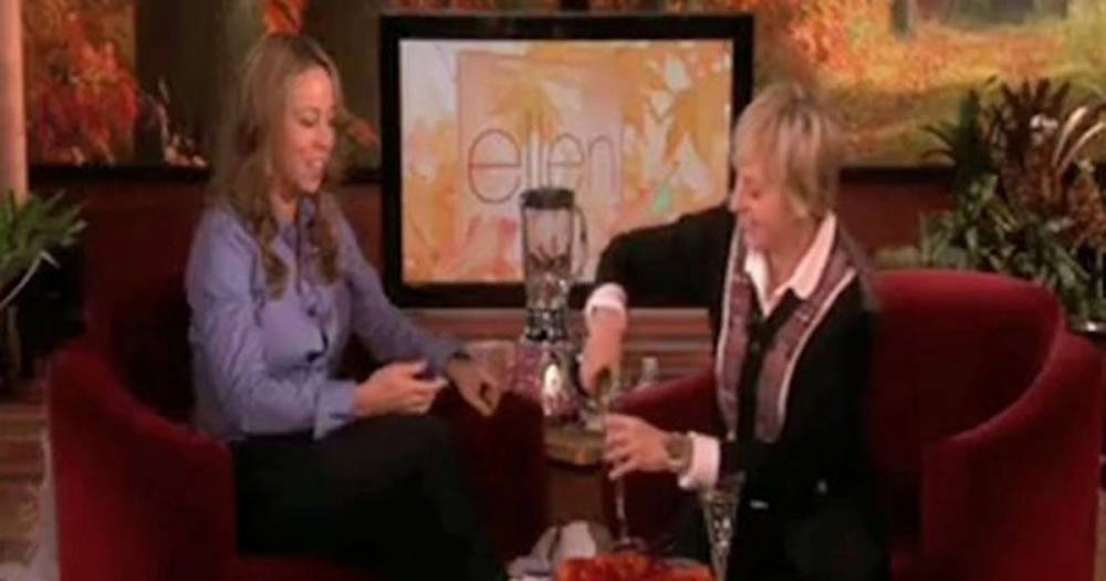 Ellen Degeneres - Mariah Carey - Ellen DeGeneres fans accuse star of 'forcing' Mariah Carey to reveal pregnancy weeks before miscarriage - ok.co.uk