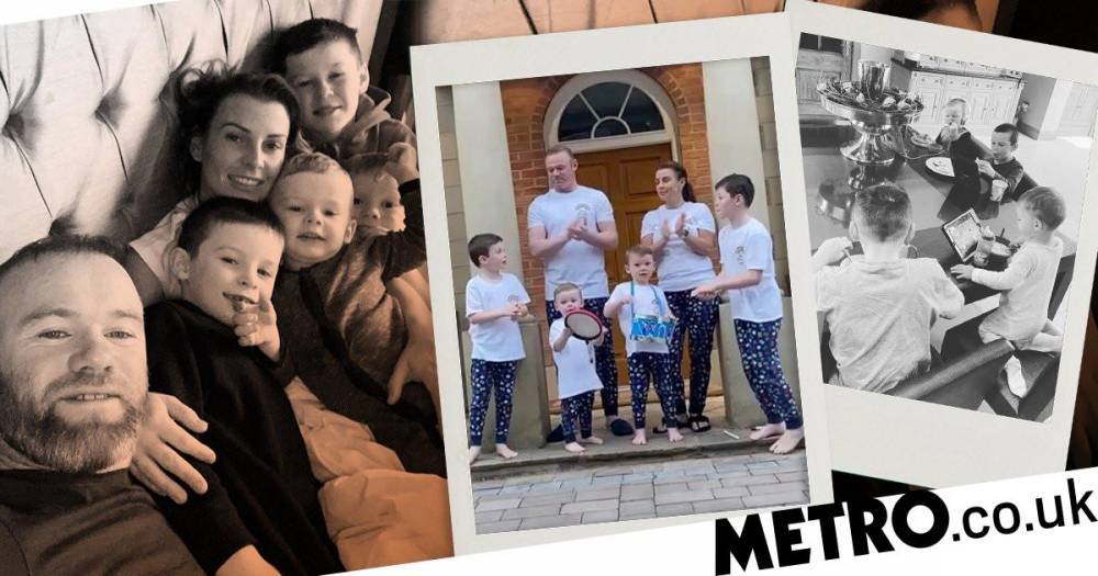 Coleen Rooney - Wayne Rooney - Inside Coleen and Wayne Rooney’s cosy Cheshire mansion where they’re in lockdown with sons - metro.co.uk
