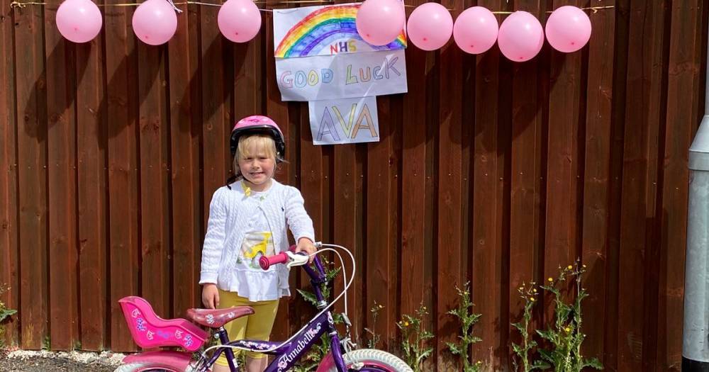 Coatbridge girl cycles for NHS after Disneyland trip is cancelled - dailyrecord.co.uk - state Florida