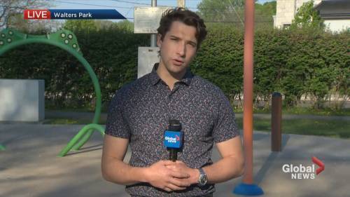 Brayden Jagger Haines - Dorval opens splash pads to help families beat the heat - globalnews.ca