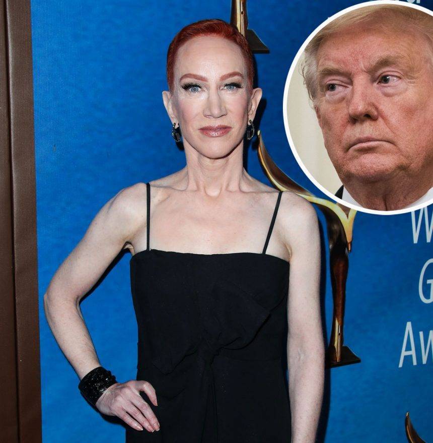 Donald Trump - Kathy Griffin - Kathy Griffin Faces Backlash For Suggesting Donald Trump Should Inject Deadly Syringe ‘With Nothing But Air’ - perezhilton.com