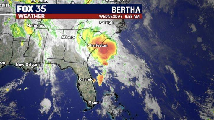 Tropical Storm Bertha forms near coast of South Carolina - fox29.com - state Florida - state South Carolina - city Charleston