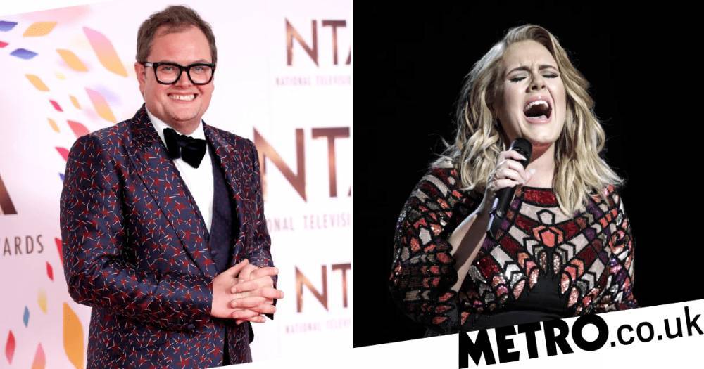 John Bishop - David Walliams - Alan Carr - Alan Carr refuses to let social life slip in lockdown as he FaceTimes Adele and wants in on weight loss tips - metro.co.uk