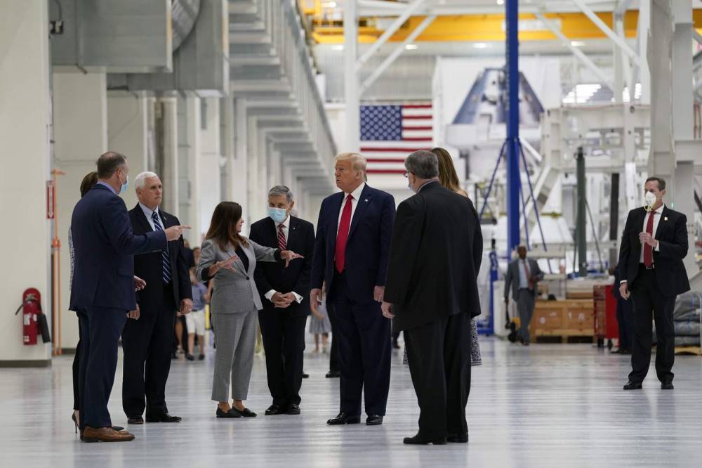 Donald Trump - Mike Pence - Bob Behnken - Doug Hurley - Kennedy Space Center - President Trump will attend next SpaceX launch attempt at Kennedy Space Center - clickorlando.com